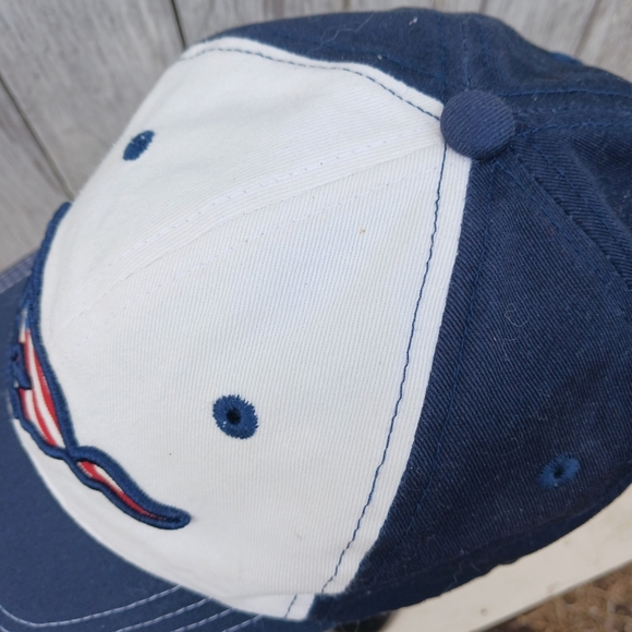 Ford‎ Mustang Red White and Blue Patriotic American Flag Hat Baseball Cap - Picture 6 of 9